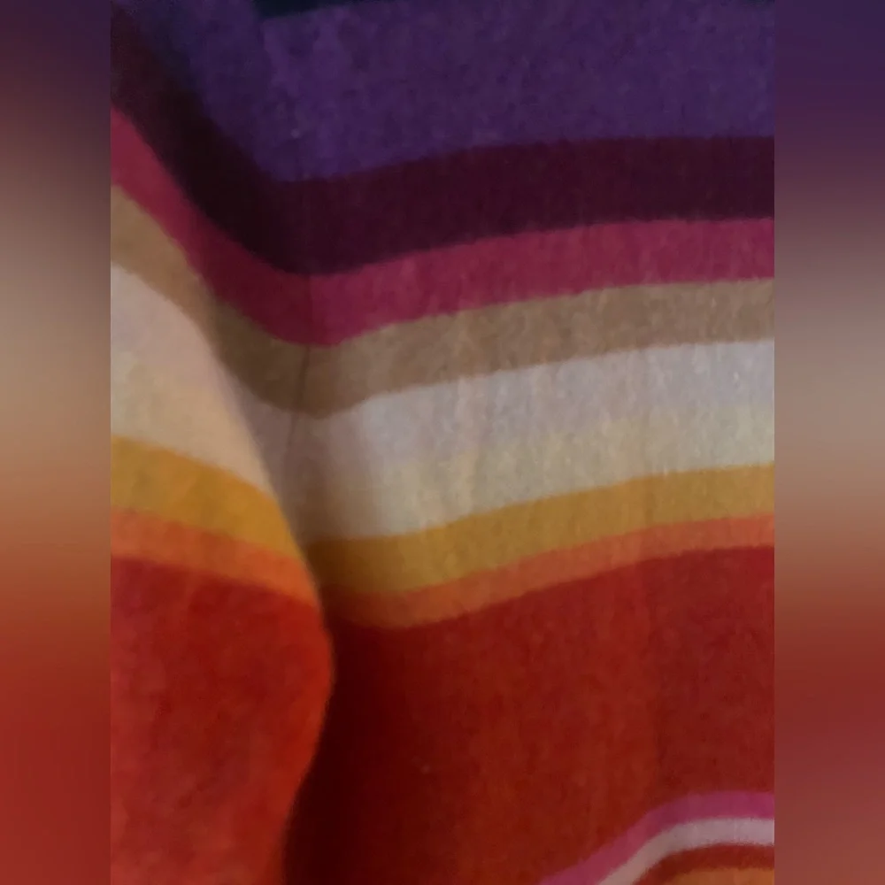 MINNIE ROSE Cashmere Multi Stripe Cardigan size XS pristine condition like new - Picture 11 of 11